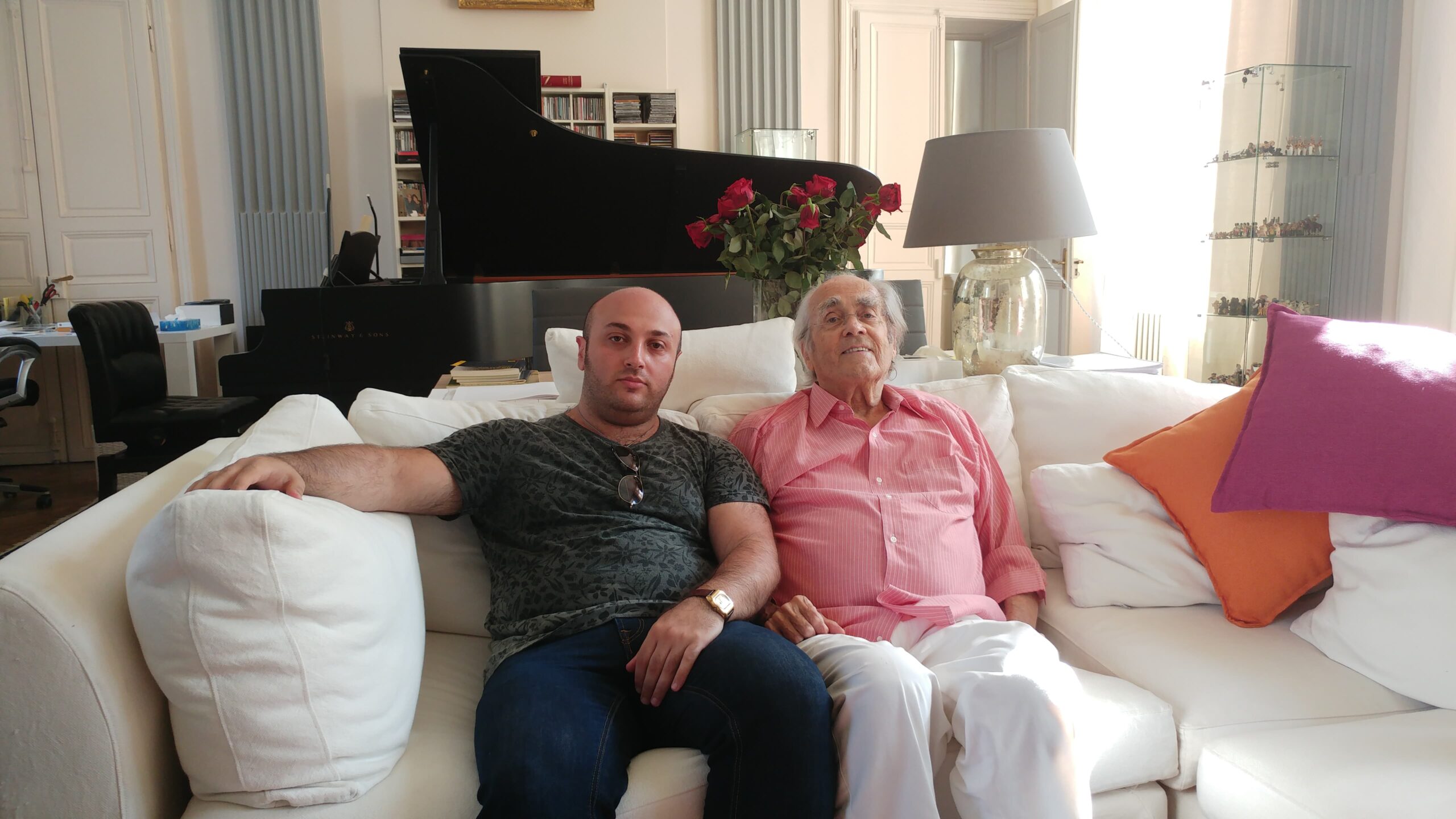 Hayk GALSTYAN et Michel Legrand Hayk GALSTYAN et Michel Legrand